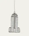 Sudha Pennathur Empire State Building Beaded Christmas Ornament In Multi
