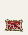 Sudha Pennathur Have A Holly Jolly Christmas Pillow
