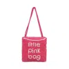 Sudha Pennathur Little Pink Bag Beaded Ornament