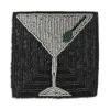Sudha Pennathur Martini Beaded Coasters, Set Of 4