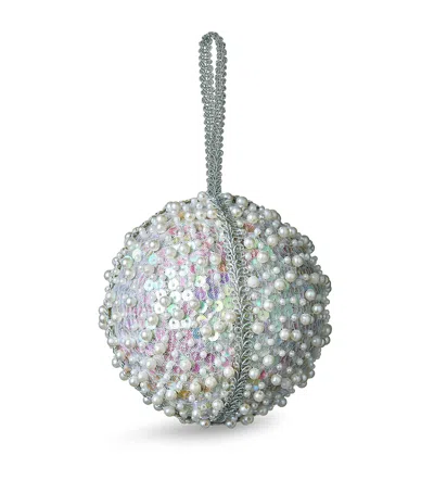 Sudha Pennathur Pearl-embellished Bauble In Silver