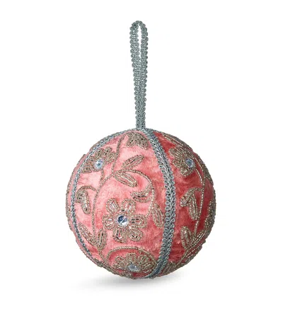 Sudha Pennathur Sequinned Bauble In Pink