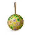 Sudha Pennathur Velveteen Sequinned Bauble In Multi