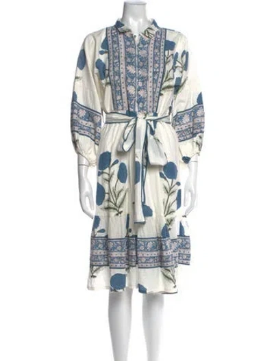 Pre-owned Sue Sartor Dress In White