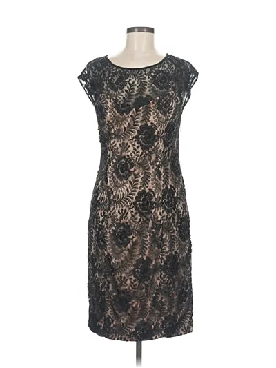 Pre-owned Sue Wong Cocktail Dress In Black