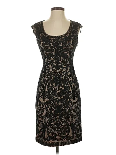 Pre-owned Sue Wong Cocktail Dress In Black
