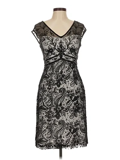Pre-owned Sue Wong Cocktail Dress In Black