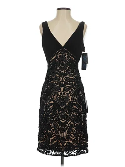 Sue Wong Cocktail Dress In Black