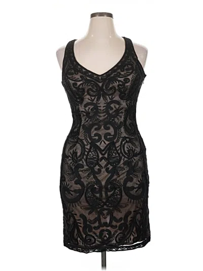 Pre-owned Sue Wong Cocktail Dress In Black