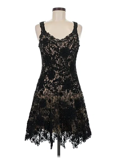 Pre-owned Sue Wong Cocktail Dress In Black
