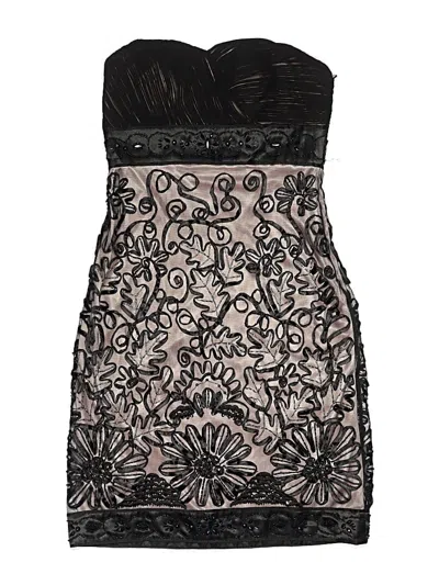 Pre-owned Sue Wong Cocktail Dress In Black