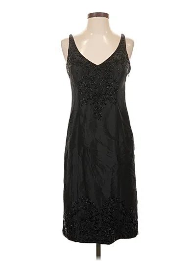 Pre-owned Sue Wong Cocktail Dress In Black