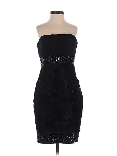 Pre-owned Sue Wong Cocktail Dress In Black