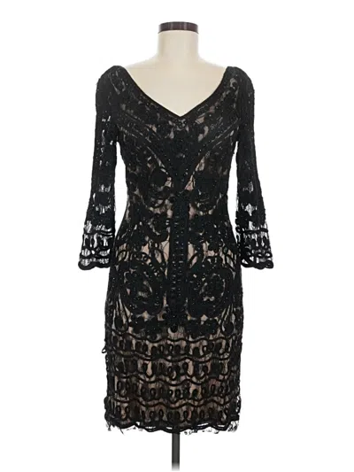 Pre-owned Sue Wong Cocktail Dress In Black
