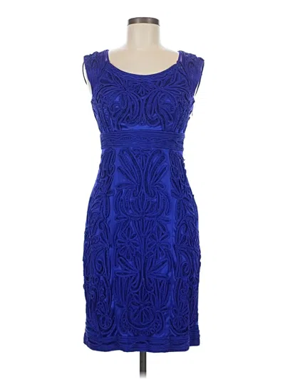 Pre-owned Sue Wong Cocktail Dress In Blue