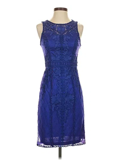 Pre-owned Sue Wong Cocktail Dress In Blue