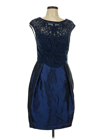 Pre-owned Sue Wong Cocktail Dress In Blue