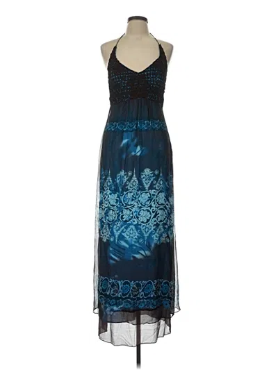 Pre-owned Sue Wong Cocktail Dress In Blue