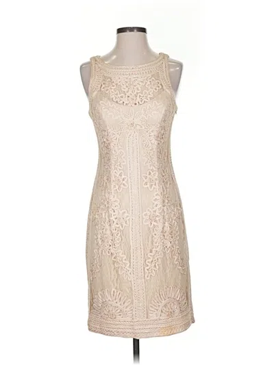 Pre-owned Sue Wong Cocktail Dress In Brown