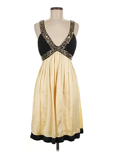 Pre-owned Sue Wong Cocktail Dress In Gold