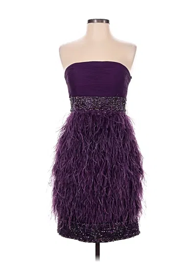 Pre-owned Sue Wong Cocktail Dress In Purple