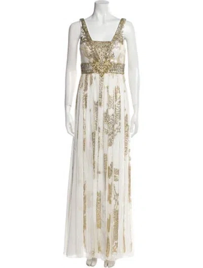 Pre-owned Sue Wong Silk Long Dress