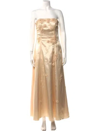 Pre-owned Sue Wong Vintage Dress In White