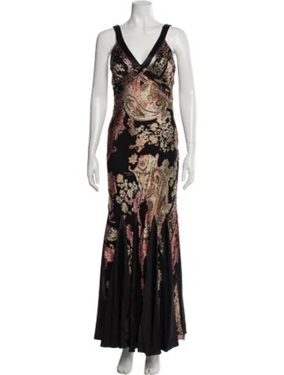 Pre-owned Sue Wong Vintage Long Dress In Multi