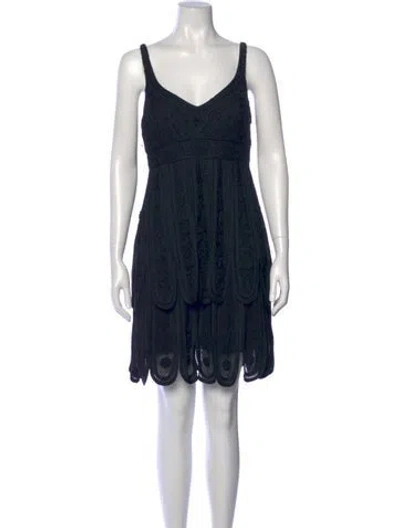 Pre-owned Sue Wong Vintage Mini Dress In Multi