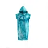 Süel Knitwear Women's Blue / Green Cszs Art Hooded Knitted Cardigan - Azure Eye In Blue/green