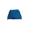 Shop Süel Knitwear Women's Cszs Mandarin Mini Poncho Sparkle Royal Blue