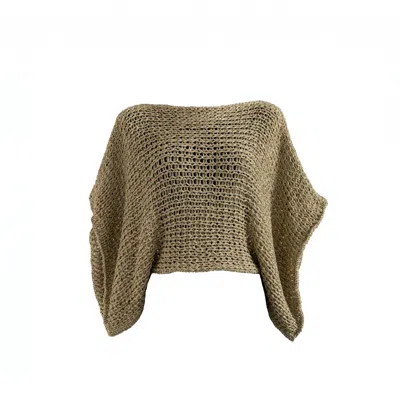 Süel Knitwear Women's Pharaoh Sleeve Sparkle Gold