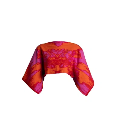Süel Knitwear Women's Slattered Sleeve Red Apple