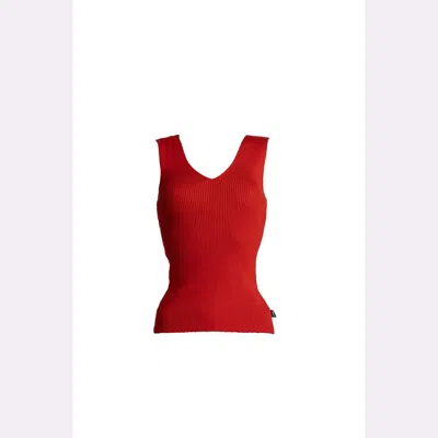 Süel Knitwear Women's Soft Line Tank Top Paprika Red