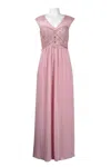 Suewong Cap Sleeve Embellished A-line Dress In Orchid In Pink
