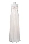 Suewong Spaghetti Strap Embroidered A-line Dress In White In White