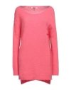Sufé  Firenze Sufé Firenze Woman Sweater Pink Size S Acrylic, Recycled Polyacrylic, Mohair Wool, Elastane In Pink