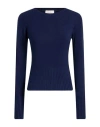 Sufé  Firenze Sufé Firenze Woman Sweater Midnight Blue Size L Viscose, Polyester, Polyamide