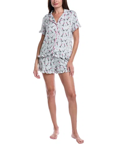 Sugar 2pc Shirt & Short Set In Multi