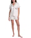 Sugar 2pc Shirt & Short Set In Neutral