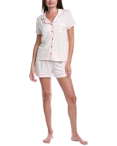 Sugar 2pc Shirt & Short Set In Neutral