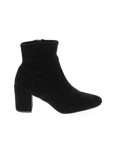 Pre-owned Sugar Ankle Boots In Black