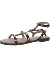 SUGAR BAYRIDGE WOMENS FAUX LEATHER STRAPPY SANDALS