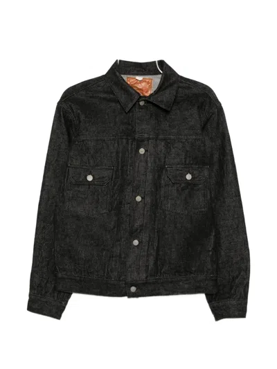 Sugar Cane Jeans 650 Denim Jacket In Black