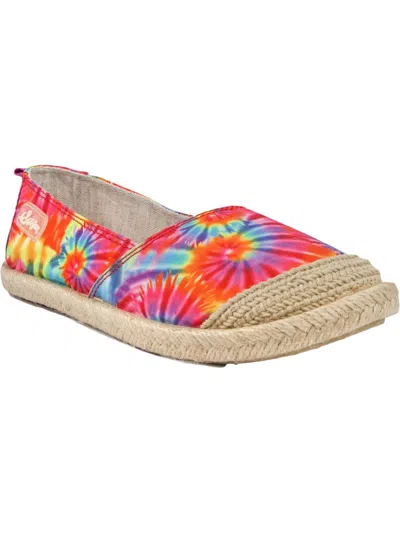 Sugar Evermore Womens Padded Insole Flats Espadrilles In Multi