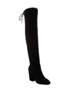 SUGAR EVERS WOMENS FAUX SUEDE TALL OVER-THE-KNEE BOOTS