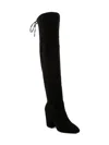 Sugar Evers Womens Faux Suede Tall Over-the-knee Boots In Multi