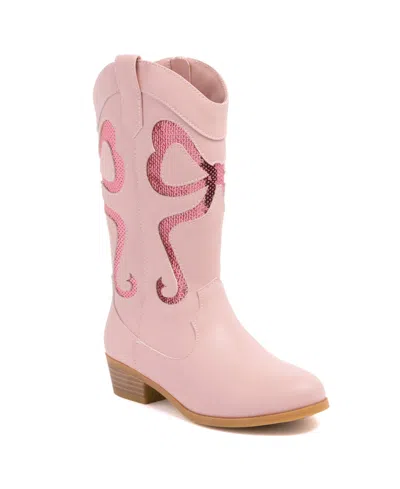 Sugar Kids' Girls' Baysie Western Boots In Pink