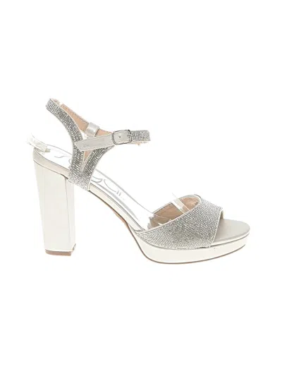 Pre-owned Sugar Heels In Silver
