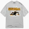 Sugar Hill Men's Apathy T Shirt In Faded Grey In Grey